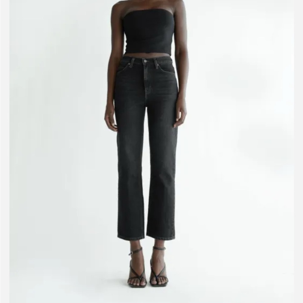 OAK ESSENTIAL STRAIGHT LEG HIGH-RISE JEAN